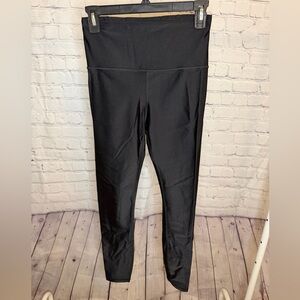 Athleta Black Shine High-Waisted Leggings